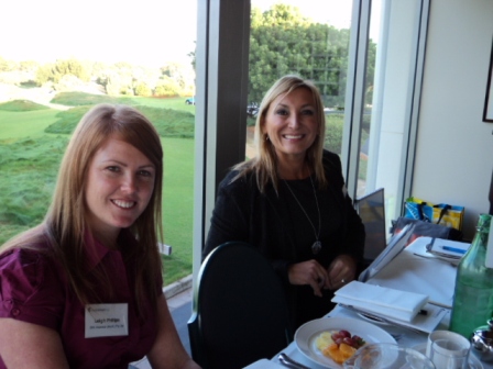 Tania Kapell and Guest at HR Business Breakfast - June 2010