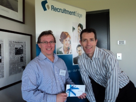 Steve Herzberg and HR Business Breakfast Guest - June 2010