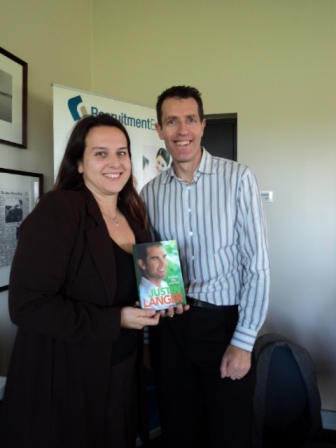 Steve Herzberg and HR Business Breakfast Guest - June 2010
